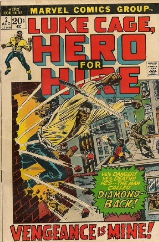 Cover of Hero For Hire (Vol 1) Luke Cage #2. One of 250,000 Vintage American Comics on sale from Krypton!
