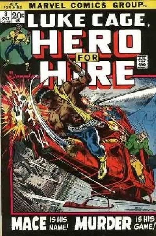 Cover of Hero For Hire (Vol 1) Luke Cage #3. One of 250,000 Vintage American Comics on sale from Krypton!