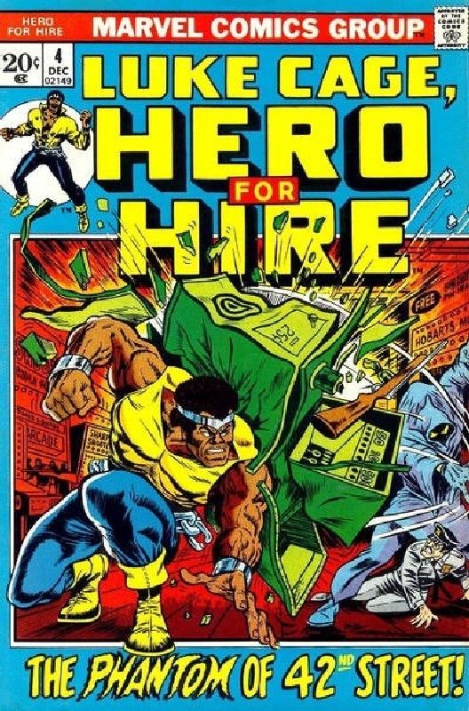 Cover of Hero For Hire (Vol 1) Luke Cage #4. One of 250,000 Vintage American Comics on sale from Krypton!