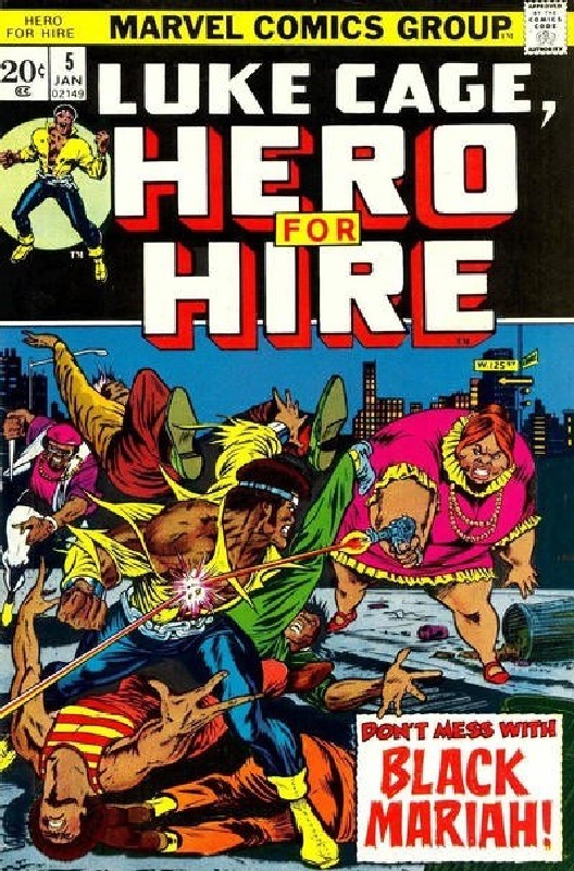 Cover of Hero For Hire (Vol 1) Luke Cage #5. One of 250,000 Vintage American Comics on sale from Krypton!
