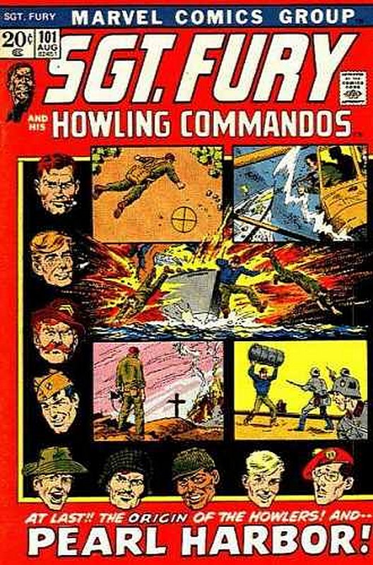 Cover of Sgt. Fury & His Howling Commandos #101. One of 250,000 Vintage American Comics on sale from Krypton!