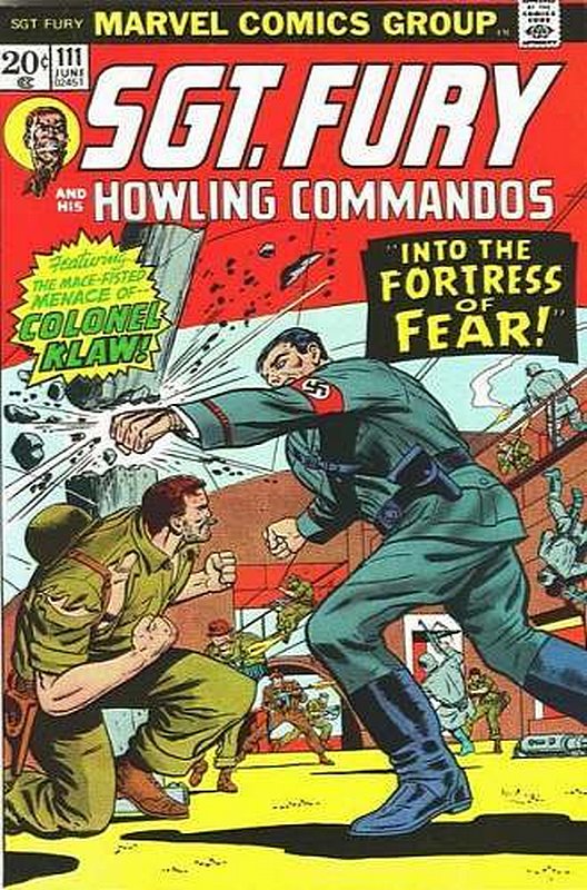 Cover of Sgt. Fury & His Howling Commandos #111. One of 250,000 Vintage American Comics on sale from Krypton!
