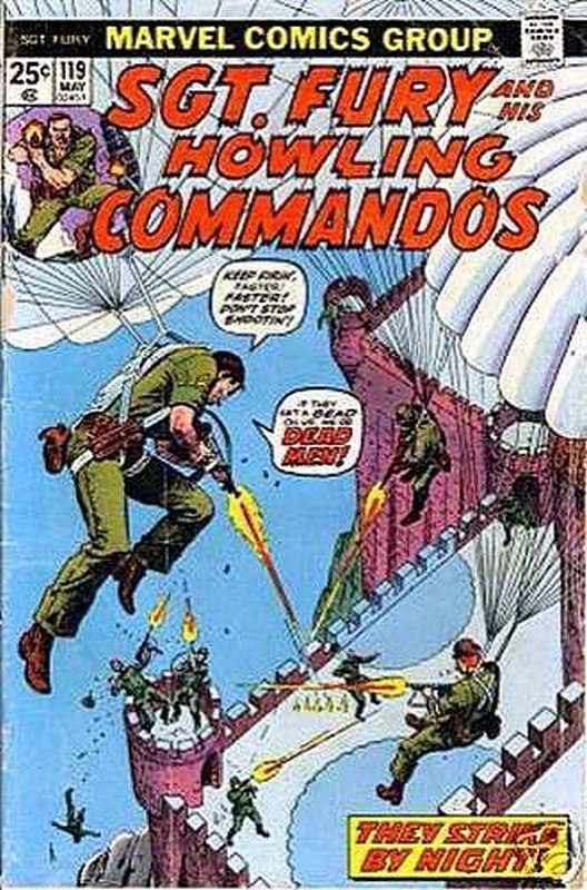 Cover of Sgt. Fury & His Howling Commandos #119. One of 250,000 Vintage American Comics on sale from Krypton!