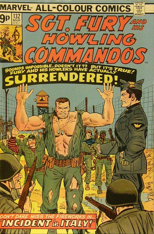 Cover of Sgt. Fury & His Howling Commandos #132. One of 250,000 Vintage American Comics on sale from Krypton!