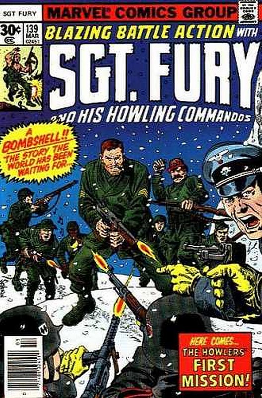 Cover of Sgt. Fury & His Howling Commandos #139. One of 250,000 Vintage American Comics on sale from Krypton!