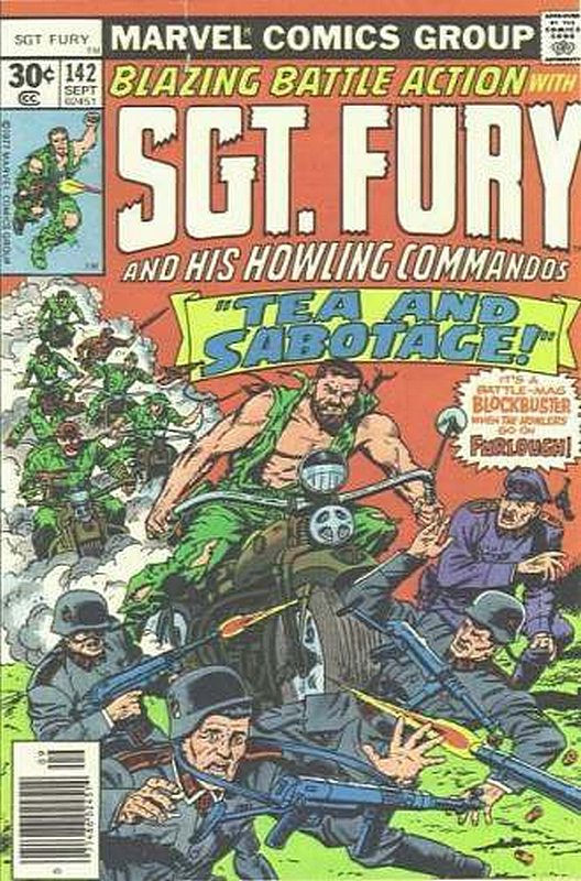 Cover of Sgt. Fury & His Howling Commandos #142. One of 250,000 Vintage American Comics on sale from Krypton!