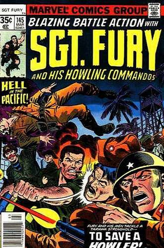 Cover of Sgt. Fury & His Howling Commandos #145. One of 250,000 Vintage American Comics on sale from Krypton!