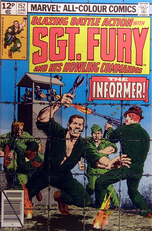 Cover of Sgt. Fury & His Howling Commandos #152. One of 250,000 Vintage American Comics on sale from Krypton!