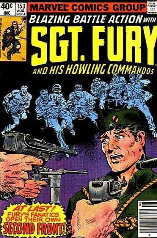 Cover of Sgt. Fury & His Howling Commandos #153. One of 250,000 Vintage American Comics on sale from Krypton!