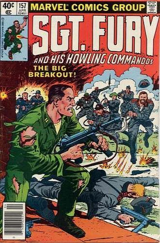 Cover of Sgt. Fury & His Howling Commandos #157. One of 250,000 Vintage American Comics on sale from Krypton!