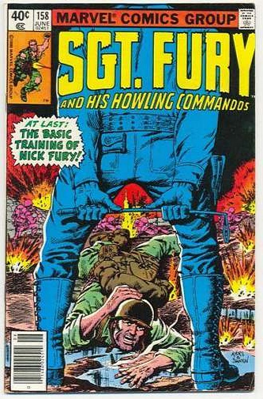 Cover of Sgt. Fury & His Howling Commandos #158. One of 250,000 Vintage American Comics on sale from Krypton!