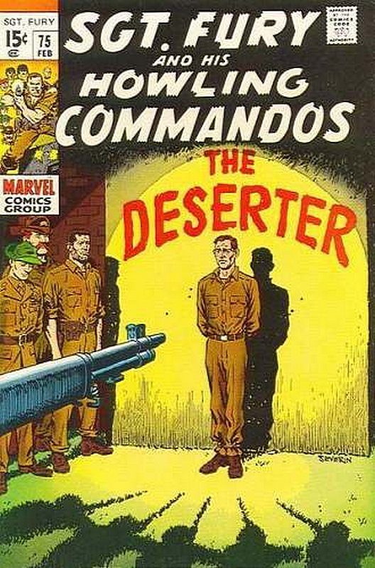 Cover of Sgt. Fury & His Howling Commandos #75. One of 250,000 Vintage American Comics on sale from Krypton!