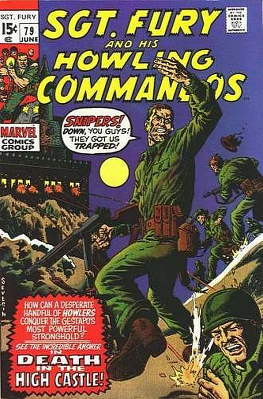 Cover of Sgt. Fury & His Howling Commandos #79. One of 250,000 Vintage American Comics on sale from Krypton!