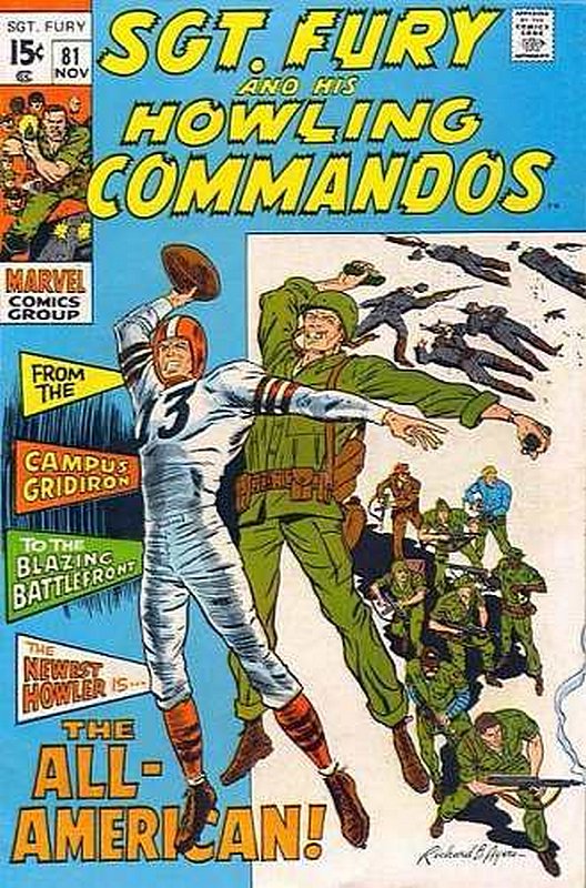 Cover of Sgt. Fury & His Howling Commandos #81. One of 250,000 Vintage American Comics on sale from Krypton!