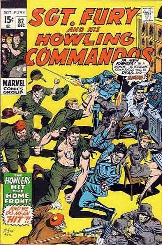 Cover of Sgt. Fury & His Howling Commandos #82. One of 250,000 Vintage American Comics on sale from Krypton!