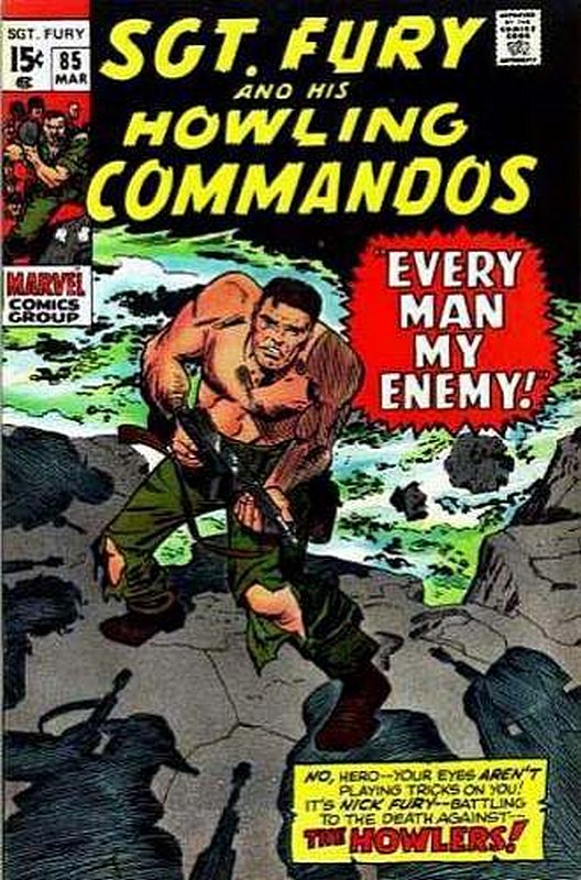 Cover of Sgt. Fury & His Howling Commandos #85. One of 250,000 Vintage American Comics on sale from Krypton!