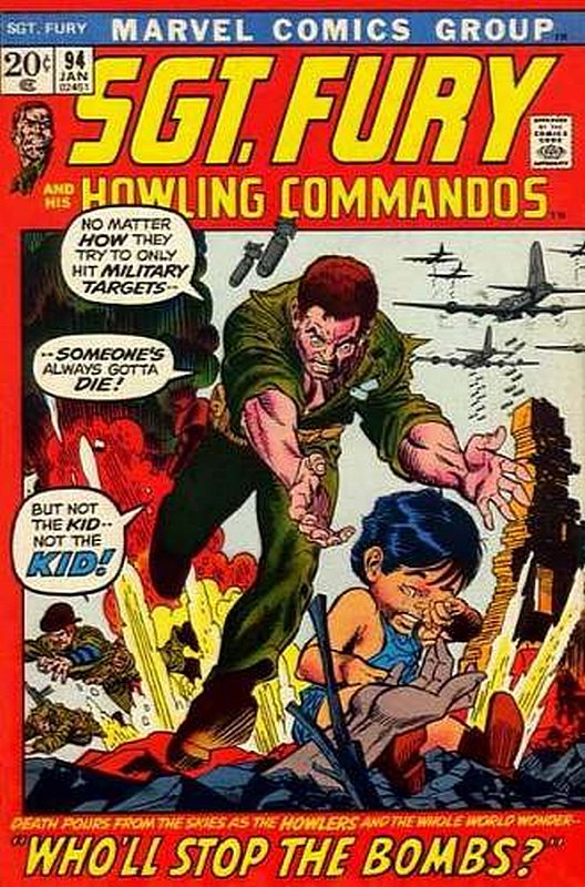 Cover of Sgt. Fury & His Howling Commandos #94. One of 250,000 Vintage American Comics on sale from Krypton!