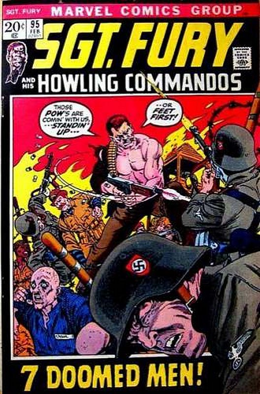 Cover of Sgt. Fury & His Howling Commandos #95. One of 250,000 Vintage American Comics on sale from Krypton!