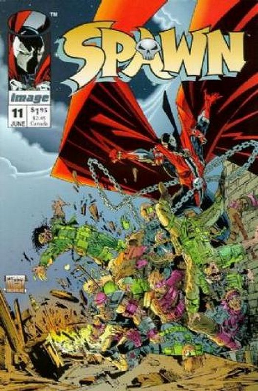 Cover of Spawn #11. One of 250,000 Vintage American Comics on sale from Krypton!