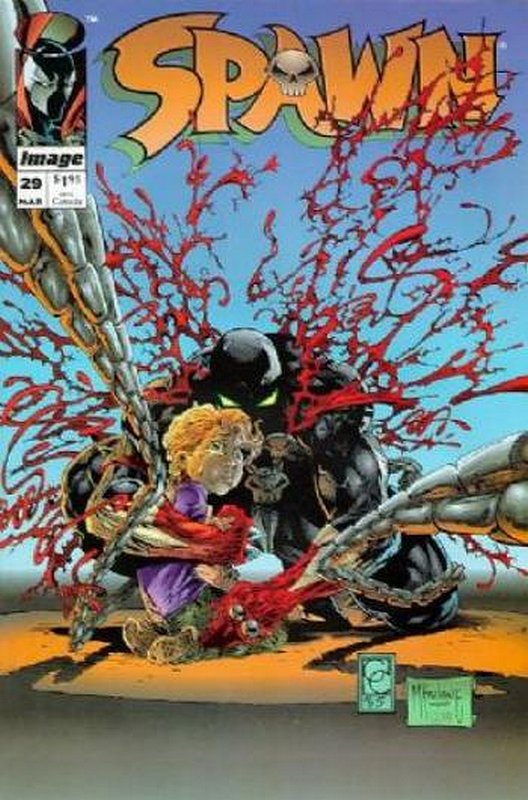 Cover of Spawn #29. One of 250,000 Vintage American Comics on sale from Krypton!