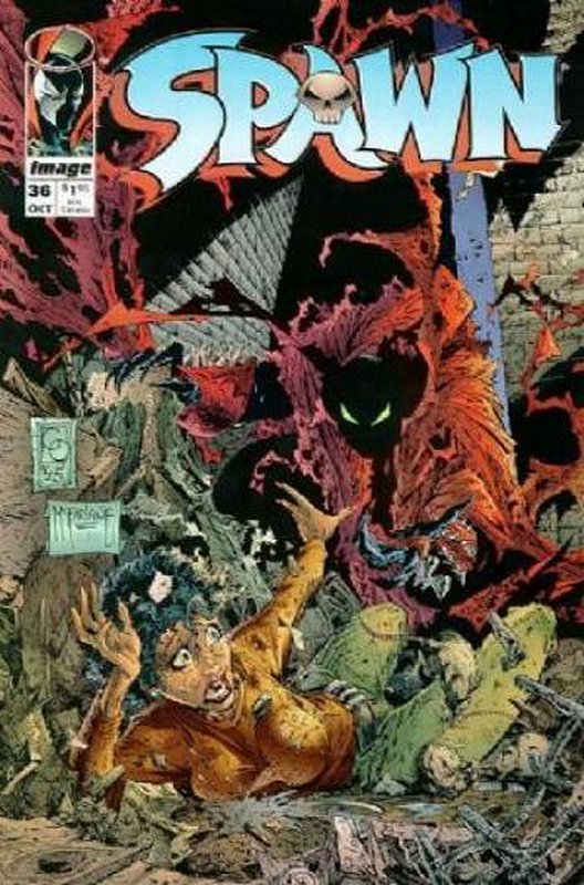 Cover of Spawn #36. One of 250,000 Vintage American Comics on sale from Krypton!