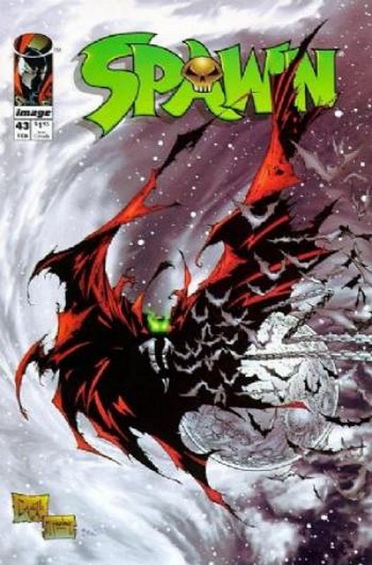 Cover of Spawn #43. One of 250,000 Vintage American Comics on sale from Krypton!