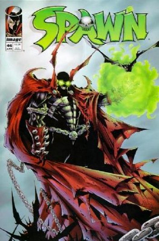 Cover of Spawn #46. One of 250,000 Vintage American Comics on sale from Krypton!