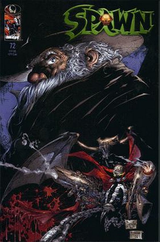 Cover of Spawn #72. One of 250,000 Vintage American Comics on sale from Krypton!