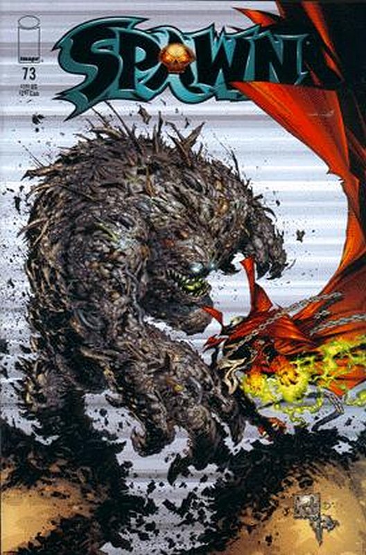 Cover of Spawn #73. One of 250,000 Vintage American Comics on sale from Krypton!