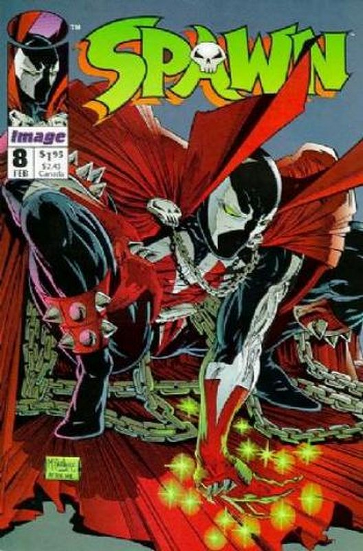 Cover of Spawn #8. One of 250,000 Vintage American Comics on sale from Krypton!