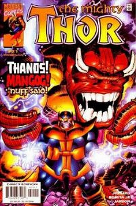 Cover of Thor (Vol 2) #21. One of 250,000 Vintage American Comics on sale from Krypton!