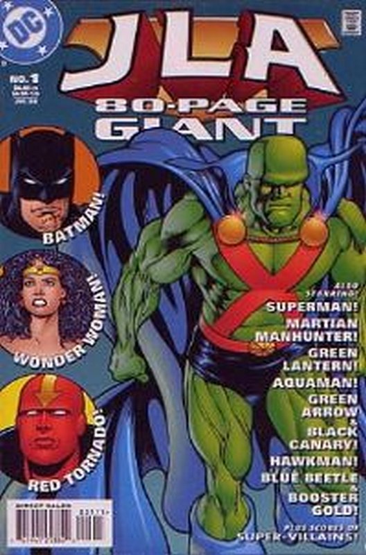 Cover of JLA 80 Page Giant (1998) #1. One of 250,000 Vintage American Comics on sale from Krypton!