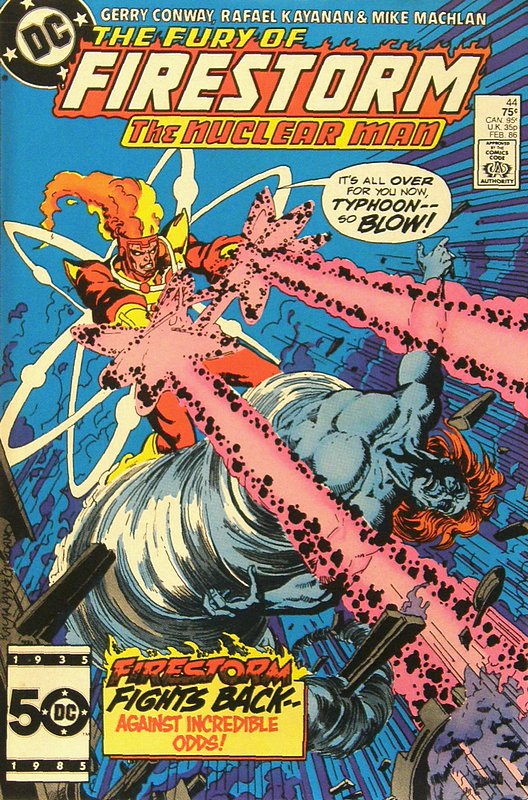 Cover of Firestorm (Vol 2) The Fury of #44. One of 250,000 Vintage American Comics on sale from Krypton!
