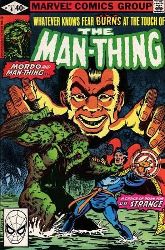 Cover of Man-Thing (Vol 2) #4. One of 250,000 Vintage American Comics on sale from Krypton!