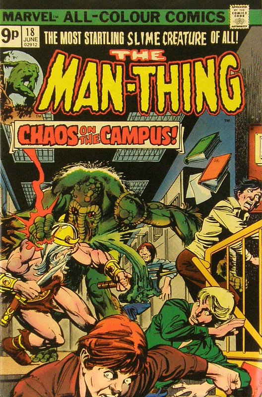 Cover of Man-Thing (Vol 1) #18. One of 250,000 Vintage American Comics on sale from Krypton!