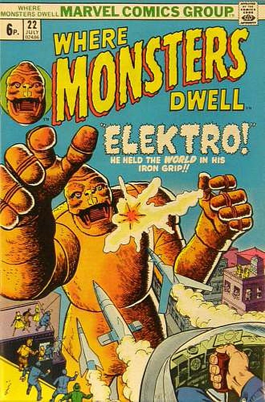 Cover of Where Monsters Dwell (Vol 1) #22. One of 250,000 Vintage American Comics on sale from Krypton!