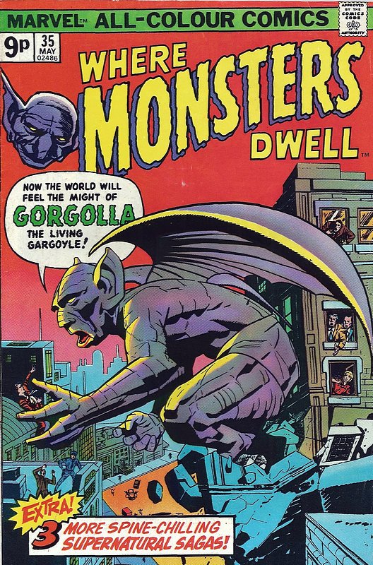 Cover of Where Monsters Dwell (Vol 1) #35. One of 250,000 Vintage American Comics on sale from Krypton!