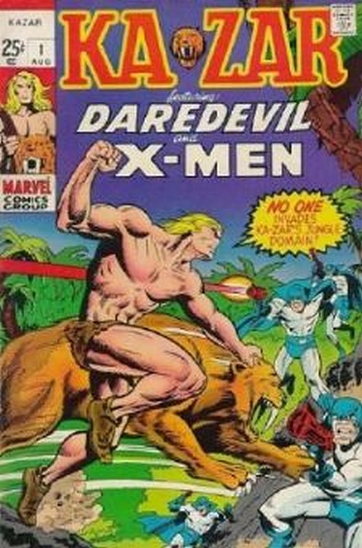 Cover of Ka-zar (Vol 1) #1. One of 250,000 Vintage American Comics on sale from Krypton!