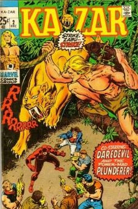 Cover of Ka-zar (Vol 1) #2. One of 250,000 Vintage American Comics on sale from Krypton!