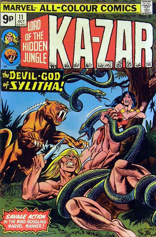 Cover of Ka-Zar (Vol 2), Lord of the Hidden Jungle #11. One of 250,000 Vintage American Comics on sale from Krypton!