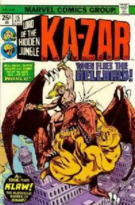Cover of Ka-Zar (Vol 2), Lord of the Hidden Jungle #15. One of 250,000 Vintage American Comics on sale from Krypton!