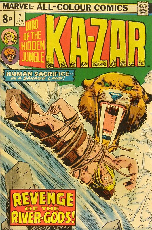 Cover of Ka-Zar (Vol 2), Lord of the Hidden Jungle #7. One of 250,000 Vintage American Comics on sale from Krypton!