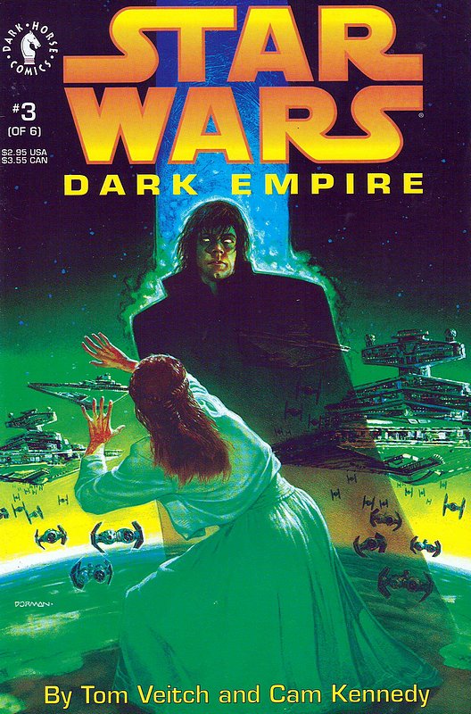 Cover of Star Wars: Dark Empire (1992 Ltd) #3. One of 250,000 Vintage American Comics on sale from Krypton!