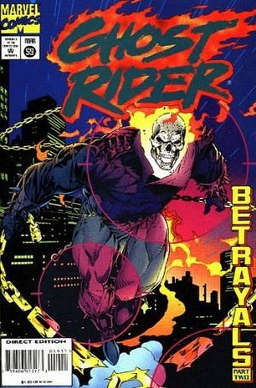 Cover of Ghost Rider (Vol 2) #59. One of 250,000 Vintage American Comics on sale from Krypton!