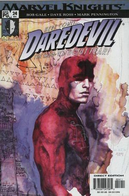 Cover of Daredevil (Vol 2) #24. One of 250,000 Vintage American Comics on sale from Krypton!