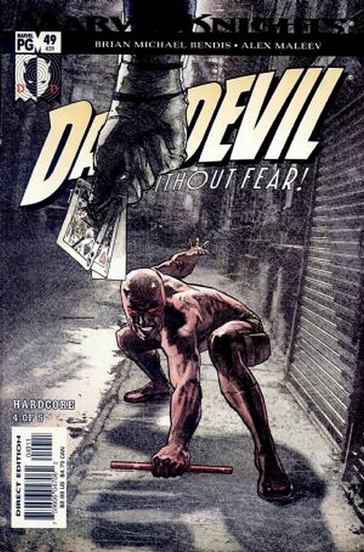 Cover of Daredevil (Vol 2) #49. One of 250,000 Vintage American Comics on sale from Krypton!