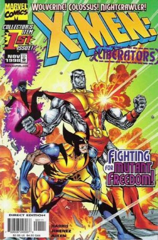 Cover of X-Men: Liberators (1998 Ltd) #1. One of 250,000 Vintage American Comics on sale from Krypton!