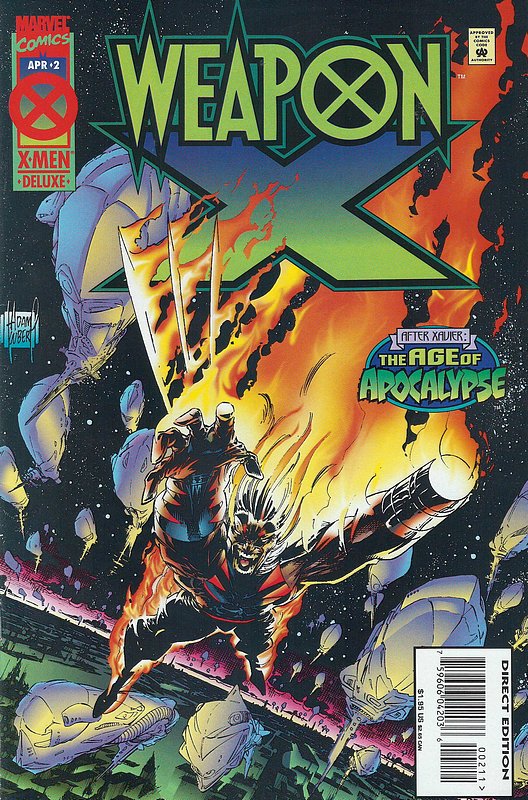 Cover of Weapon X (1995 Ltd) #2. One of 250,000 Vintage American Comics on sale from Krypton!