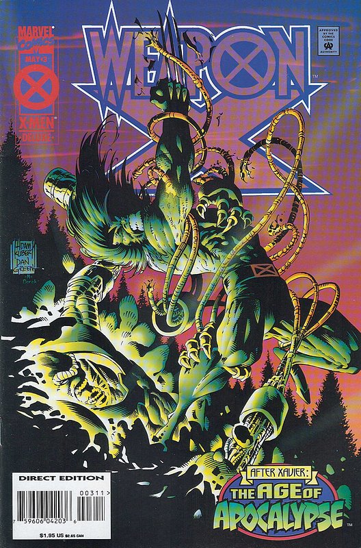 Cover of Weapon X (1995 Ltd) #3. One of 250,000 Vintage American Comics on sale from Krypton!