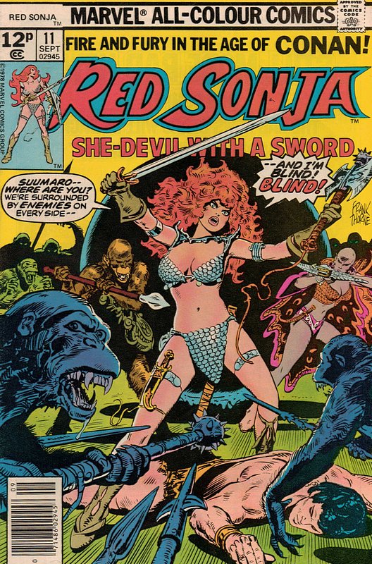 Cover of Red Sonja (Vol 1) She-devil with a Sword #11. One of 250,000 Vintage American Comics on sale from Krypton!